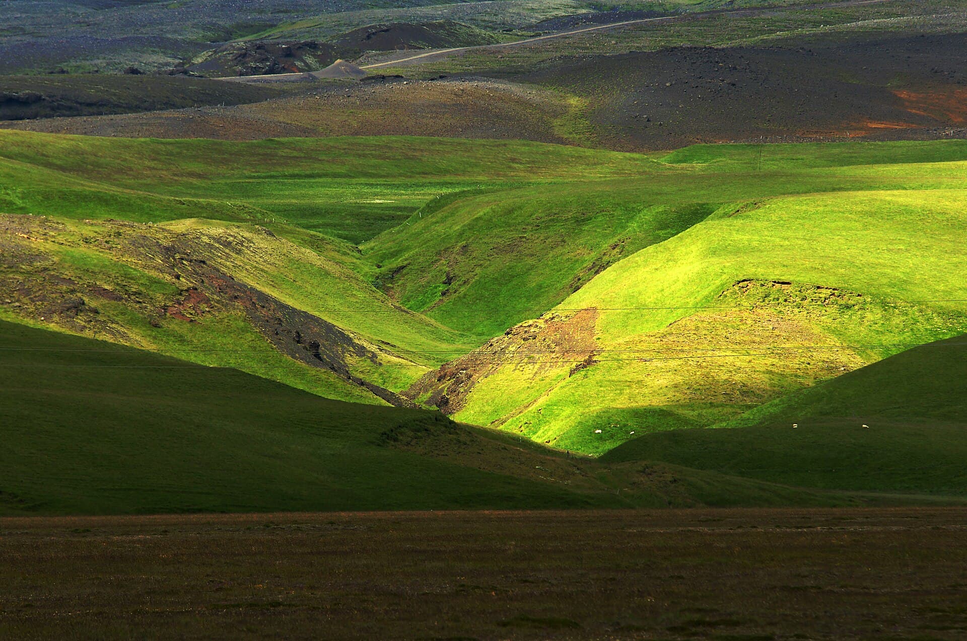 Iceland landscape: Green Iceland (20188923528)