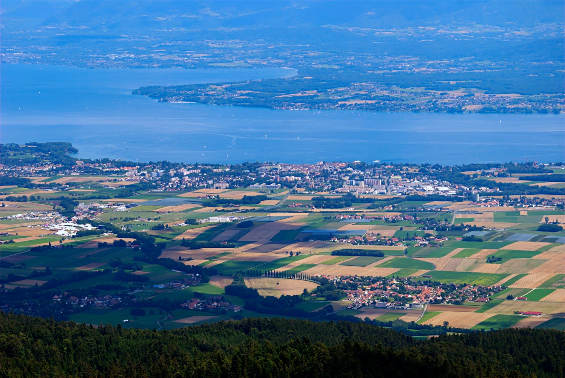Switzerland landscape: Nyon depuis dole